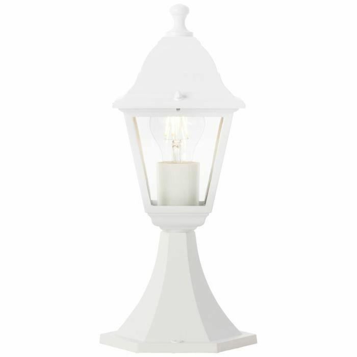 Brilliant BRI4004353349447 Borne Nissie Blanco para Exterior, Lámpara de Jardín con Casquillo E27, Potencia Máxima 60W 3