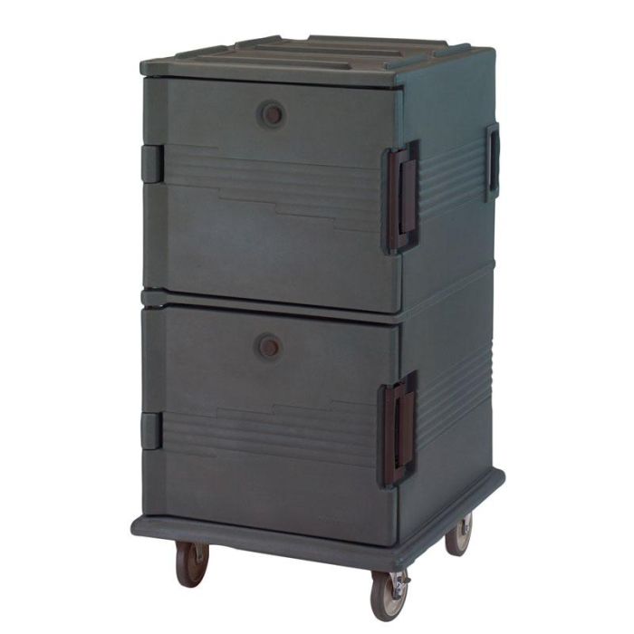 CAMBRO - UPC1600-110 - Carro isotérmico GN de doble compartimento Serie Camcart® - 71,5 x 82 x 135 cm - Negro