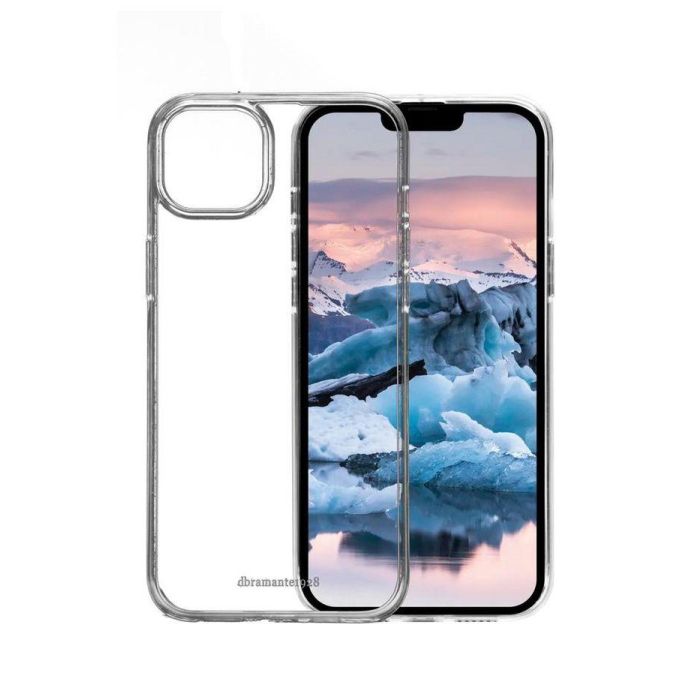 dbramante1928 Nuuk Funda iPhone 14 Plus Transparente Rígida Protectora Reciclada Antigolpes