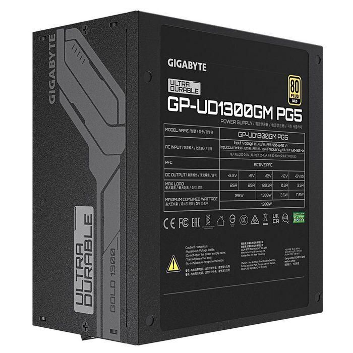 Gigabyte GP-UD1300GM PG5 Fuente de Alimentación ATX 1300W 80+ Gold Totalmente Modular para PC 4