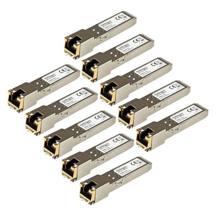 StarTech.com J8177C10Pkst Módulo Transceptor SFP 1 Gbps 1000Base-T RJ-45 para HP J8177C - 10 Unidades 0 StarTech.com J8177C10Pkst Módulo Transceptor SFP 1 Gbps 1000Base-T RJ-45 para HP J8177C - 10 Unidades 0