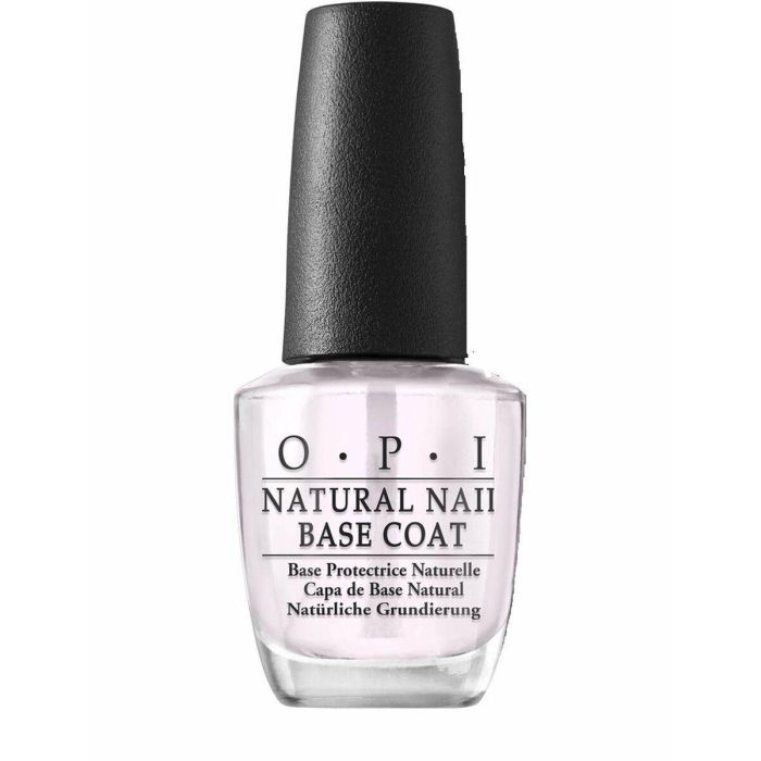 OPI NAIL LACQUER Esmalte de Uñas Base Coat Efecto Natural - Protege, Fortalece, Previene Manchas y Reduce Rotura, 15 ml