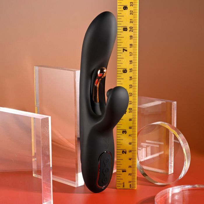 Vibrador Doble Estimulación Evolved Playboy Negro 11 Vibrador Doble Estimulación Evolved Playboy Negro 11