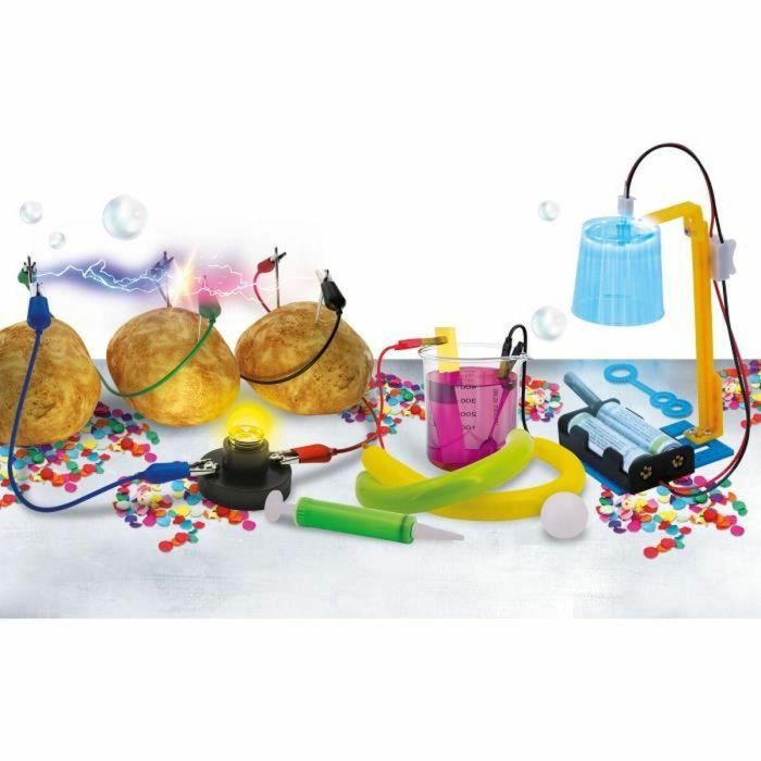 Lisciani Giochi AUC8008324093168 - Genius Science - Juego de Ciencia - Electricidad - 50 Experimentos 1