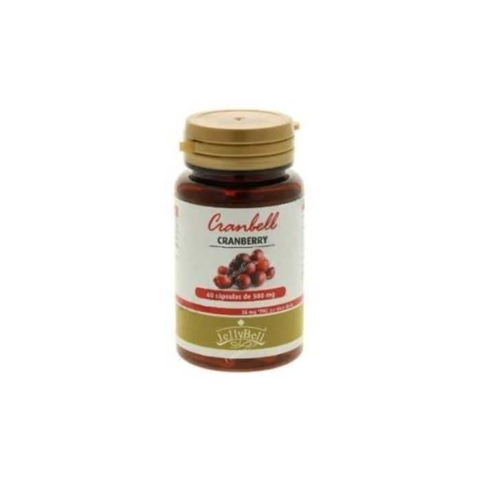 JELLYBELL Cranbell 60 Cápsulas con Extracto de Arándano y Vitamina C para el Bienestar Urinario