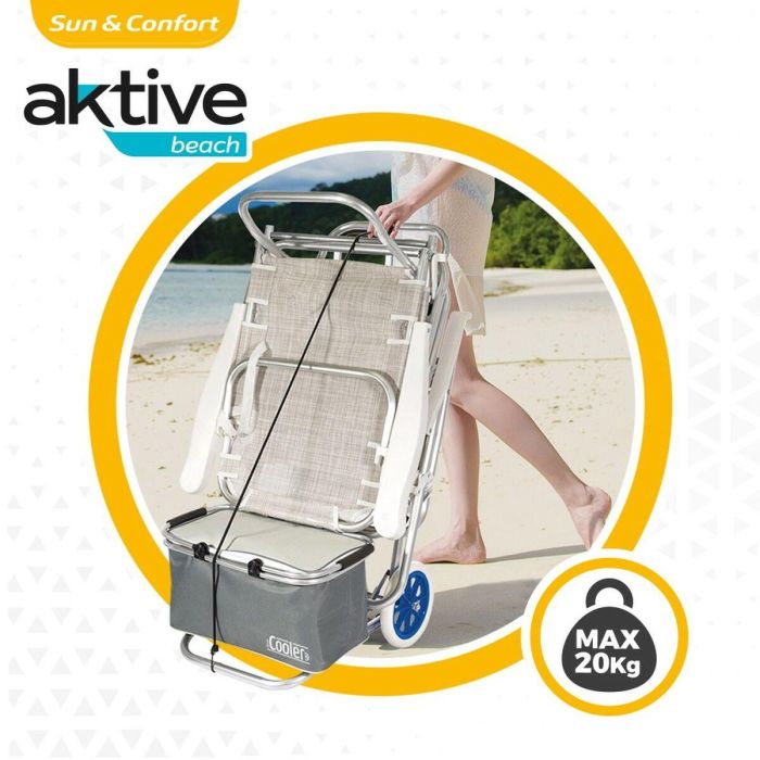 Carro Multiusos Aktive Azul 47 x 100 x 52 cm (4 Unidades) 2 Carro Multiusos Aktive Azul 47 x 100 x 52 cm (4 Unidades) 2