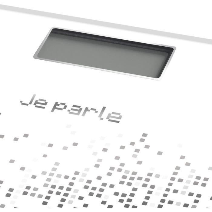 Little Balance Báscula de baño digital de voz parlante 180 kg / 100 g con Gran pantalla LCD de Vidrio templado en color Negro 2 Little Balance Báscula de baño digital de voz parlante 180 kg / 100 g con Gran pantalla LCD de Vidrio templado en color Negro 2