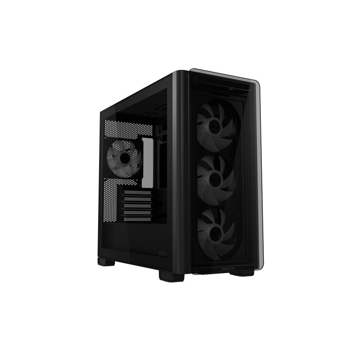 Asus A23 PLUS TG ARGB Negro - Torre PC, micro ATX/Mini-ITX, 3x120mm Ventiladores, Vidrio Templado, RGB, Ref. 90DC00K0-B19010 5