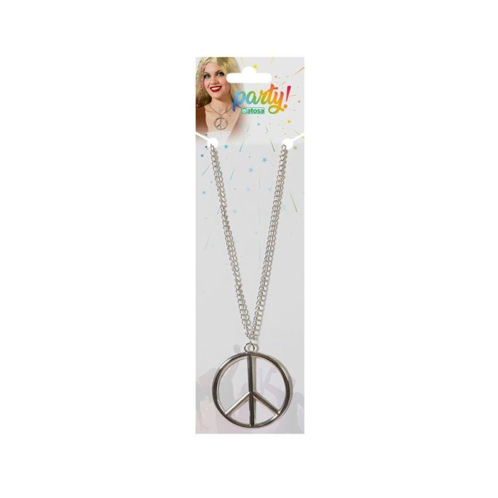 Collar Hippie Plateado 1