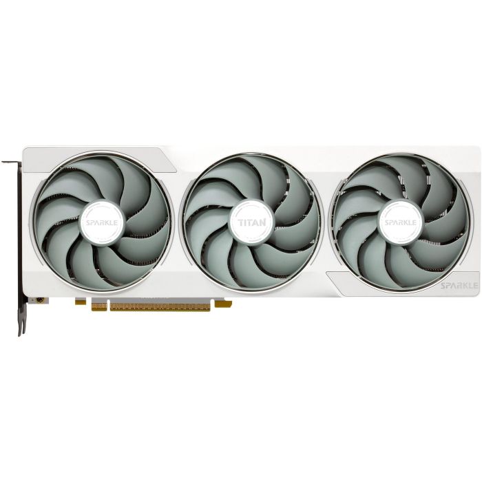 Sparkle B580 12GB GDDR6 Intel Arc Titan Luna OC white 3 ventiladores para gaming PC y trabajo 1
