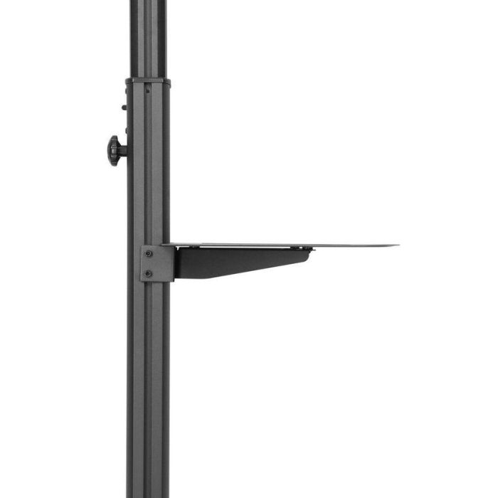 Vivolink Soporte móvil trolley con ruedas para pantallas 32" a 65" máx. 35kg VESA con estante medios 12 Vivolink Soporte móvil trolley con ruedas para pantallas 32" a 65" máx. 35kg VESA con estante medios 12