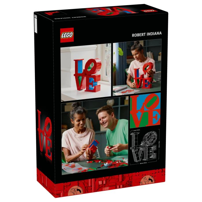LEGO 31214 Art LOVE Set de Construcción para Adultos - Decoración y Regalo para Parejas LEGO 31214 Art LOVE Set de Construcción para Adultos - Decoración y Regalo para Parejas