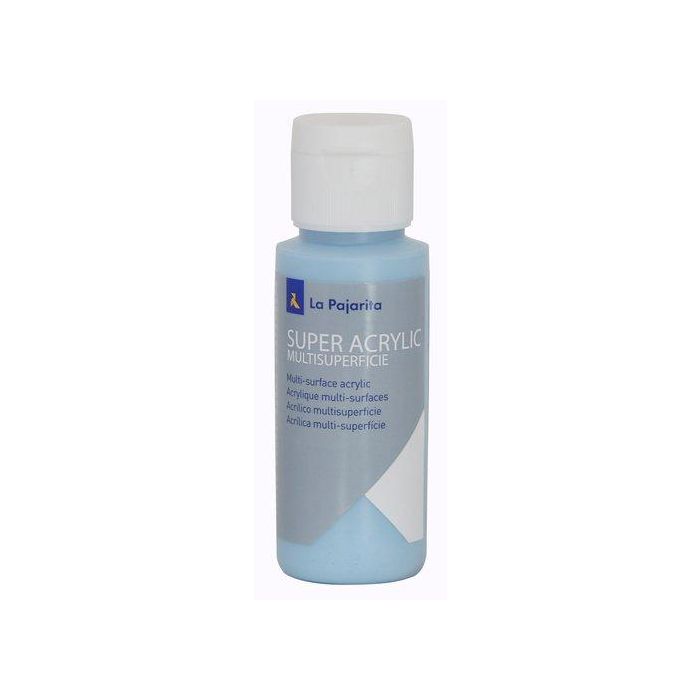 Pintura Acrilica La Pajarita 60 Ml (Bote) Azul Bebe A-29 6 unidades