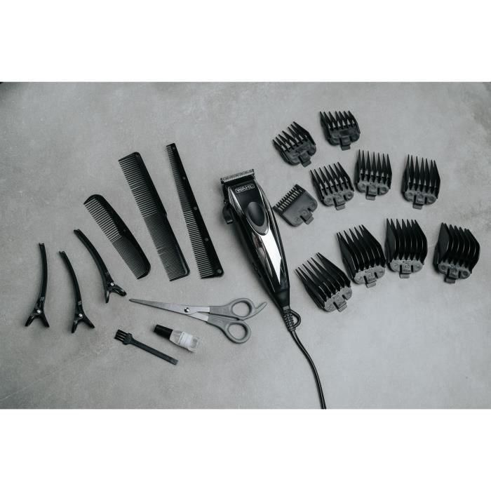 Wahl 9243-2616 Cortapelos Home Pro Kit - Corte profesional 3-25mm, cuchillas autoafilables, motor potente 5