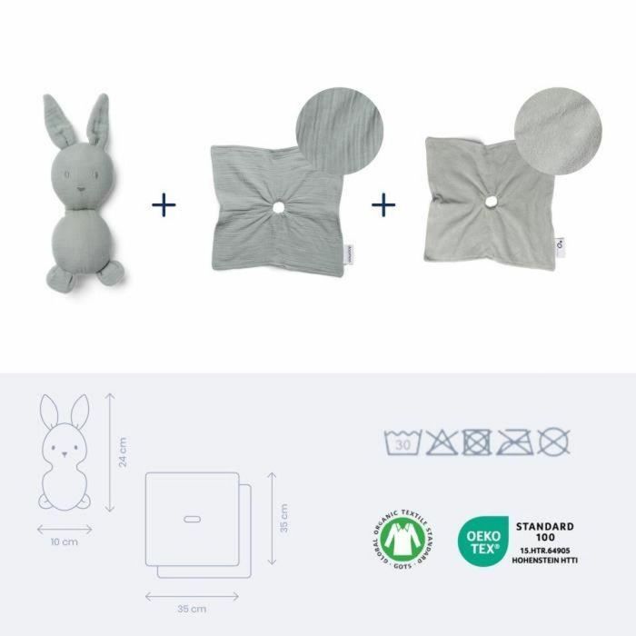doomoo You&Me Edredón Bebé - Edredón Reversible y Reconfortante - Provisto de 2 Cuerpos para Transportar el Olor de los Padres, Verde 3 doomoo You&Me Edredón Bebé - Edredón Reversible y Reconfortante - Provisto de 2 Cuerpos para Transportar el Olor de los Padres, Verde 3