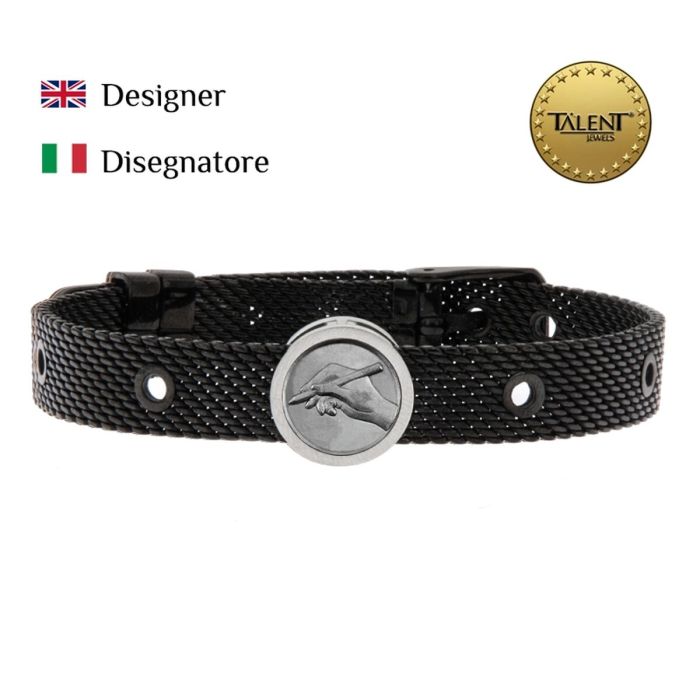 Pulsera Unisex Designer Talent Jewels TJA-3-06-03-2-235 Negro 1 Pulsera Unisex Designer Talent Jewels TJA-3-06-03-2-235 Negro 1