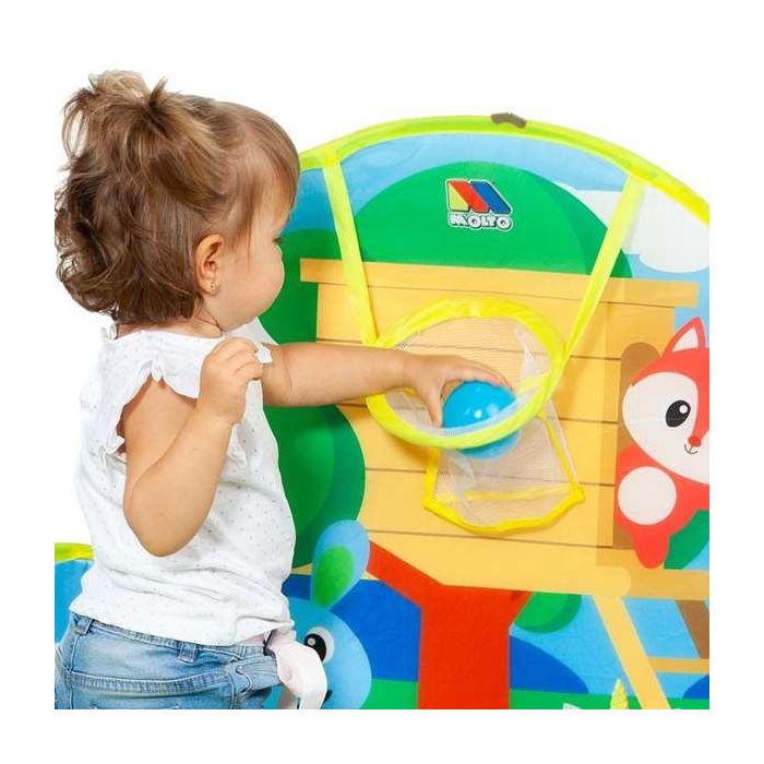 Parque con canasta y 25 bolas 76x100x110 3 Parque con canasta y 25 bolas 76x100x110 3