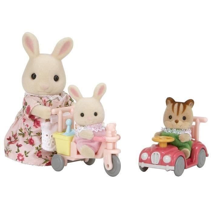 FAMILIAS SYLVANIANAS 5040 Baby Tricycle & Mini Car 1