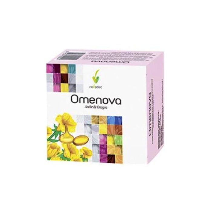 NOVADIET Omenova 100 Cápsulas, Suplemento Natural Aceite de Onagra para Equilibrio Premenstrual