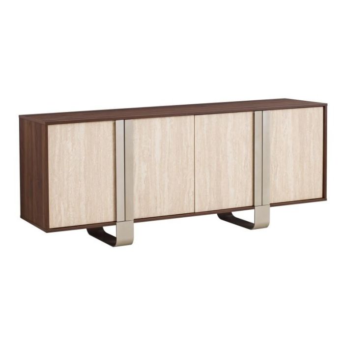 Aparador Home ESPRIT Metal Madera MDF