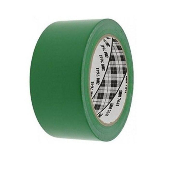 3M Cinta de Señalización para Marcar Suelo Adhesiva Verde 50mm x 33m