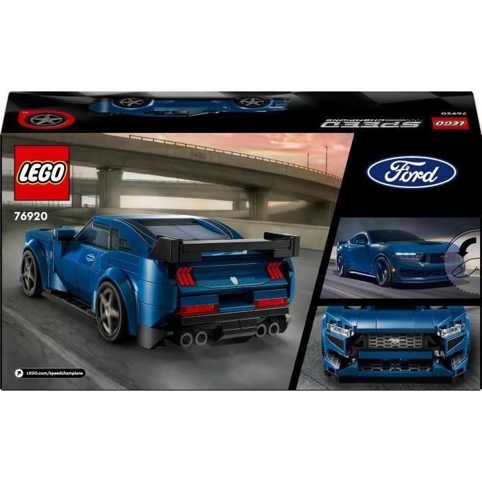 Juego de construccion deportivo ford mustang dark horse lego speed champions 5