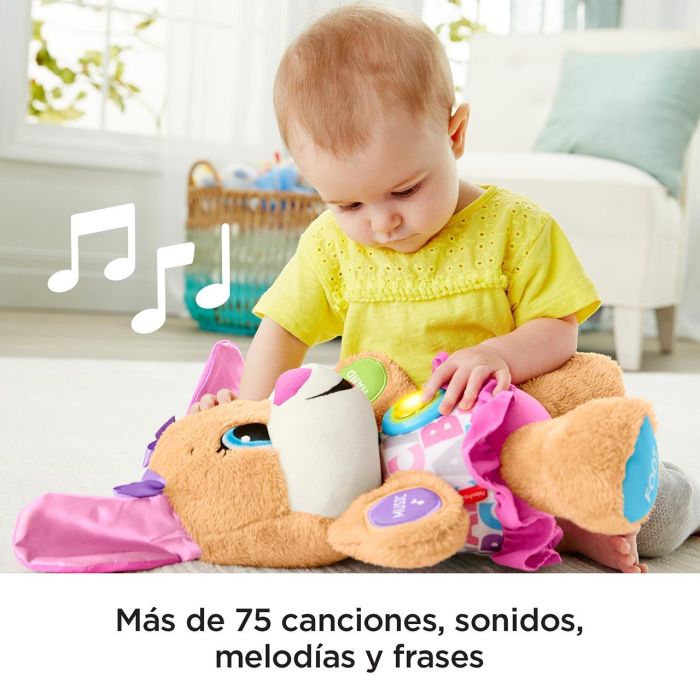 Fisher-Price Perrita Primeros Descubrimientos FPP55 Juguete Interactivo para Aprender Palabras Colores y Formas +6 Meses 3