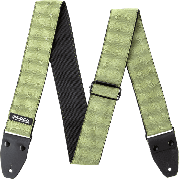 Correa Guit/ Bajo Jacquard - Hexagon Echo Olive 1 Correa Guit/ Bajo Jacquard - Hexagon Echo Olive 1