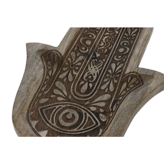 Bandeja Vaciabolsillos Indio DKD Home Decor Natural Blanco 20 x 2.3 x 30 cm (2 Unidades) 1 Bandeja Vaciabolsillos Indio DKD Home Decor Natural Blanco 20 x 2.3 x 30 cm (2 Unidades) 1