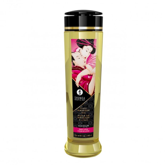 Aceite de Masaje Erótico Shunga 240 ml Flor de Loto