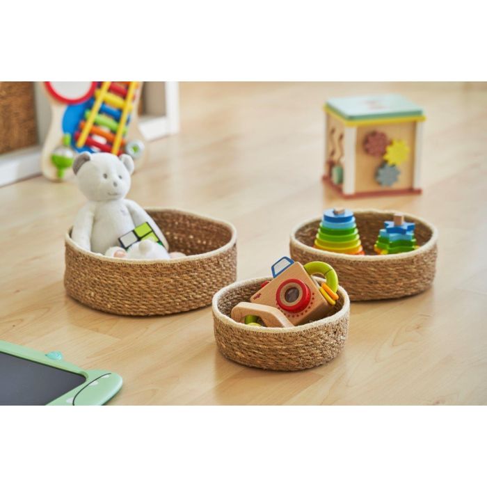 Privilege Set 3 Cestas de Mimbre Rojo, 26 cm/20 cm/17 cm (4 Cajas) 1 Privilege Set 3 Cestas de Mimbre Rojo, 26 cm/20 cm/17 cm (4 Cajas) 1