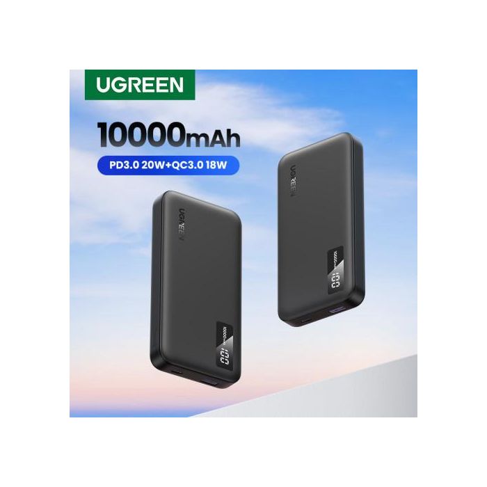 UGREEN UG25742 Batería Externa Power Bank Ión de Litio 10000 mAh Carga Rápida Negro 9 UGREEN UG25742 Batería Externa Power Bank Ión de Litio 10000 mAh Carga Rápida Negro 9