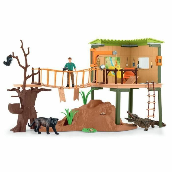 Caja Wild Adventure Station, figuras de animales salvajes, Schleich 42594 Wild Life, Para niños a partir de 3 años 2