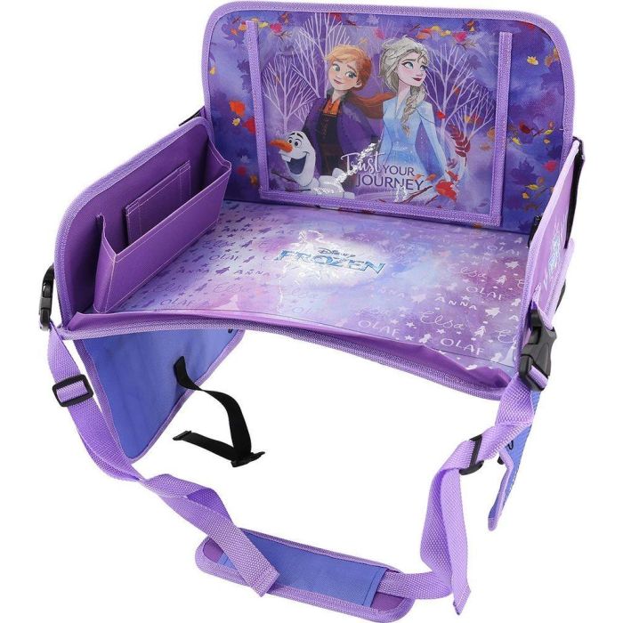 Frozen Mesa De Viaje CZ10641 con Bolsillo Lateral, Ideal para Silla de Paseo y Lavable
