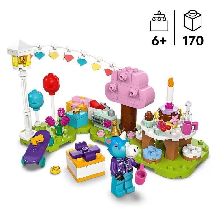 LEGO Animal Crossing 77046 Merienda de cumpleaños de Lico, juguete de construcción creativo LEGO Animal Crossing 77046 Merienda de cumpleaños de Lico, juguete de construcción creativo