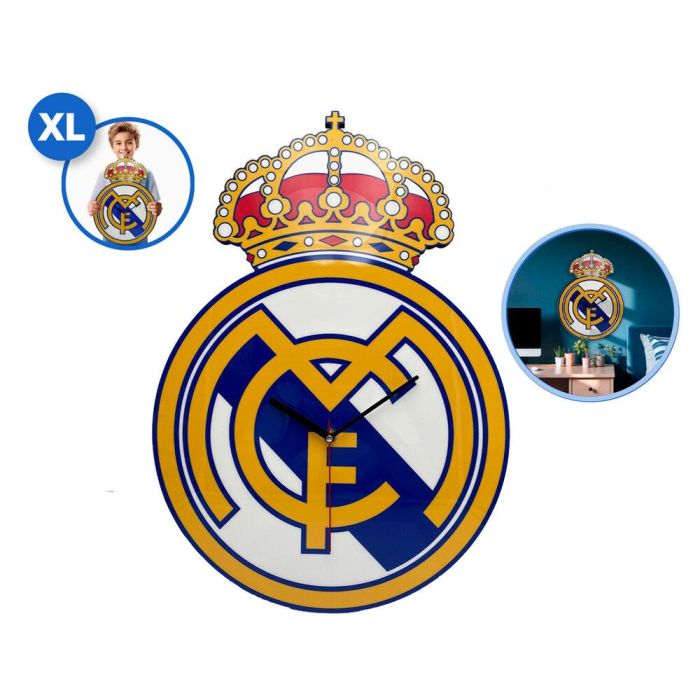 KIDS LICENSING Reloj de pared Real Madrid 30,5cm