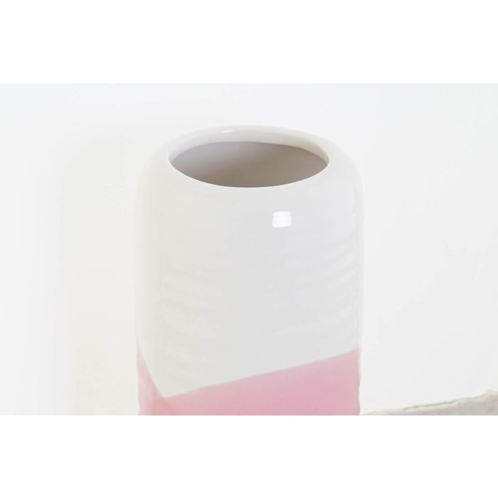 DKD Home Decor Jarrón Decorativo Glam de Porcelana, Diseño Elegante Rosa y Dorado, Medidas 12.2 x 26 x 12.2 cm, Pack 4 Unidades 2 DKD Home Decor Jarrón Decorativo Glam de Porcelana, Diseño Elegante Rosa y Dorado, Medidas 12.2 x 26 x 12.2 cm, Pack 4 Unidades 2