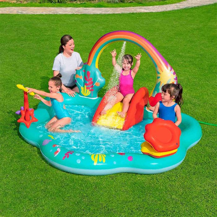 Bestway Piscina Hinchable Parque Juegos Disney Sirenita 221x193x117 cm +2 Años Jardin 91097 Bestway Piscina Hinchable Parque Juegos Disney Sirenita 221x193x117 cm +2 Años Jardin 91097