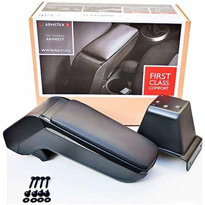 Armster V01561 C05525A Reposabrazos S Fiat 500 L 2018- Facelift Polipiel Negra con compartimento, plegable y acolchado suave 6 Armster V01561 C05525A Reposabrazos S Fiat 500 L 2018- Facelift Polipiel Negra con compartimento, plegable y acolchado suave 6