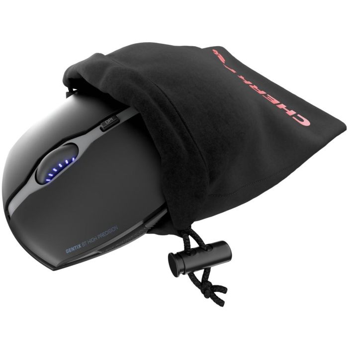 Cherry Gentix BT Ratón inalámbrico Bluetooth ambidiestro óptico 2000 DPI 7 botones negro para Windows/Mac/Android/iOS 7