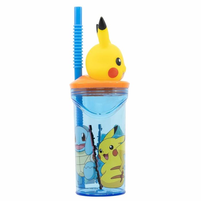 Botella de Agua Pokémon Multicolor PVC Plástico 360 ml 9 x 23 x 6 cm 2