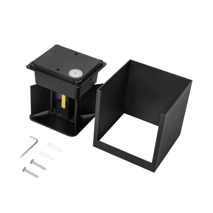 Aplique LED Exterior 2x5W 100Lm/W IP65 Negro 4000K [HO-APL06-IP65-B-W] 5