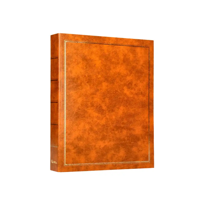 Liderpapel Álbum de Fotos Serie Classic con Anillas y 20 Hojas Autoadhesivas, Color Marrón 4