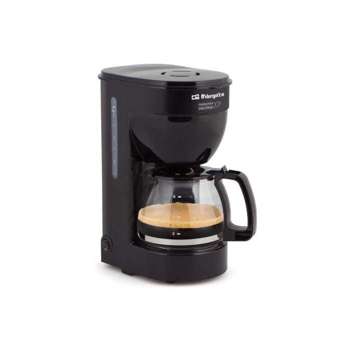 Orbegozo CG 4014 Cafetera de Goteo 6 Tazas Negra con Filtro Permanente, Jarra Cristal, Antigoteo, Placa Calentadora 650W 0 Orbegozo CG 4014 Cafetera de Goteo 6 Tazas Negra con Filtro Permanente, Jarra Cristal, Antigoteo, Placa Calentadora 650W 0