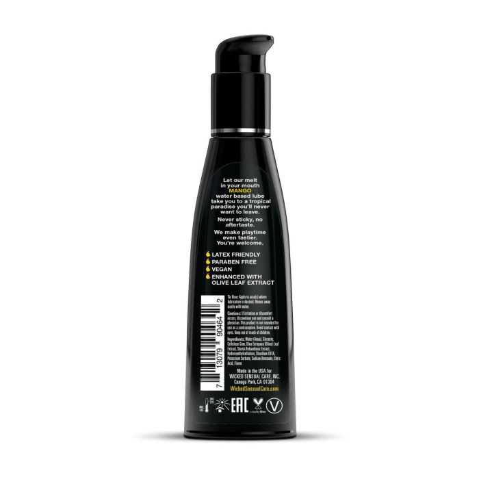 Lubricante Wicked Sensual Care Mango (fruta) 120 ml 5 Lubricante Wicked Sensual Care Mango (fruta) 120 ml 5