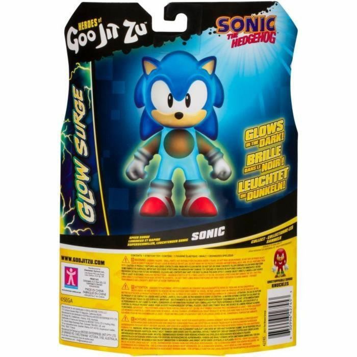 Heroes Of Goo Jit Zu HER0630996427453 Sonic Glow Surge Figura 13cm Luminosa Extensible 2