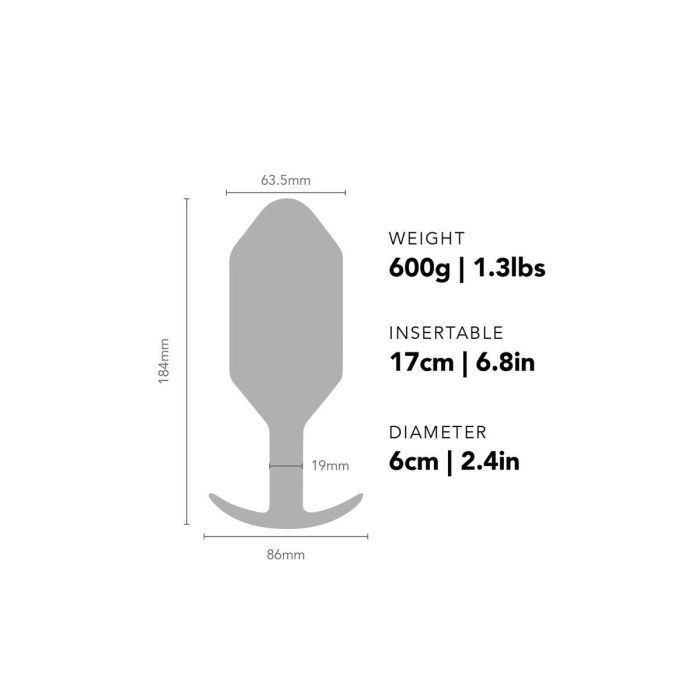 Plug Anal B-Vibe 7 Negro 1 Plug Anal B-Vibe 7 Negro 1