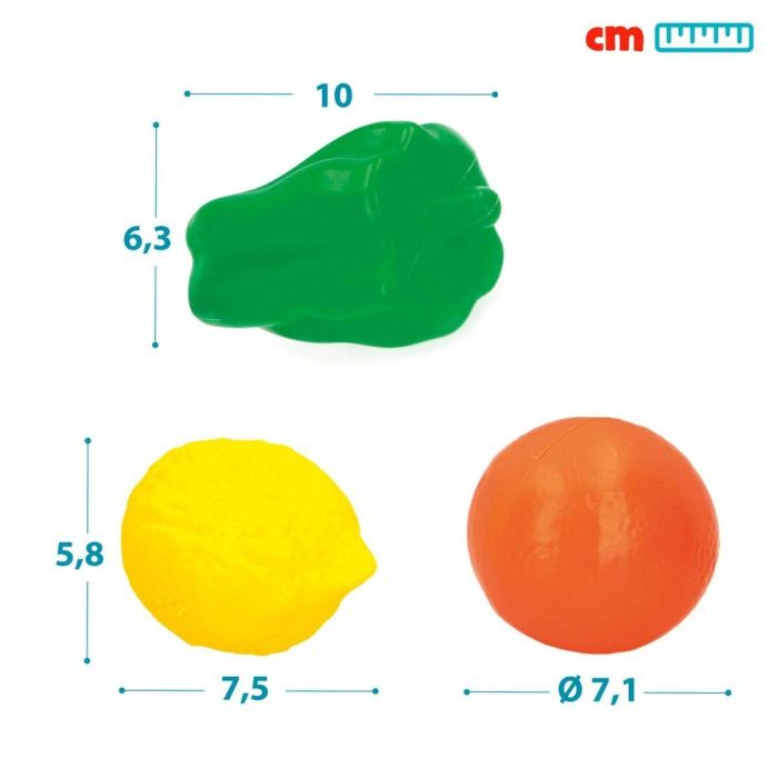Set de Alimentos de Juguete Colorbaby 22 Piezas (12 Unidades) 2 Set de Alimentos de Juguete Colorbaby 22 Piezas (12 Unidades) 2