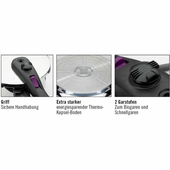 GSW Olla a Presión RAPID 4005643671422, Acero Inoxidable, Inducción, 18 cm / 4 L 5 GSW Olla a Presión RAPID 4005643671422, Acero Inoxidable, Inducción, 18 cm / 4 L 5