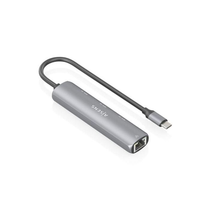 Hub USB Tipo-C Aisens ASUC-4P038-GR/ 3xUSB/ 1xRJ45/ Gris 1 Hub USB Tipo-C Aisens ASUC-4P038-GR/ 3xUSB/ 1xRJ45/ Gris 1